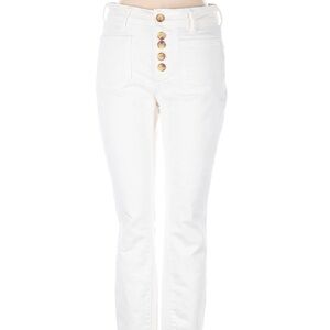 Pilcro by Anthropologie High Rise White Jeans
